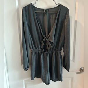 Forever 21 Tie-Front Romper
